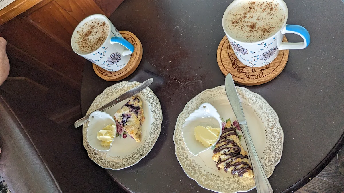 Chai Latte and Scones