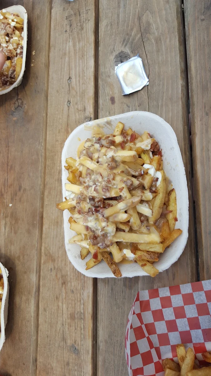 Large Cheese Fries with Bacon