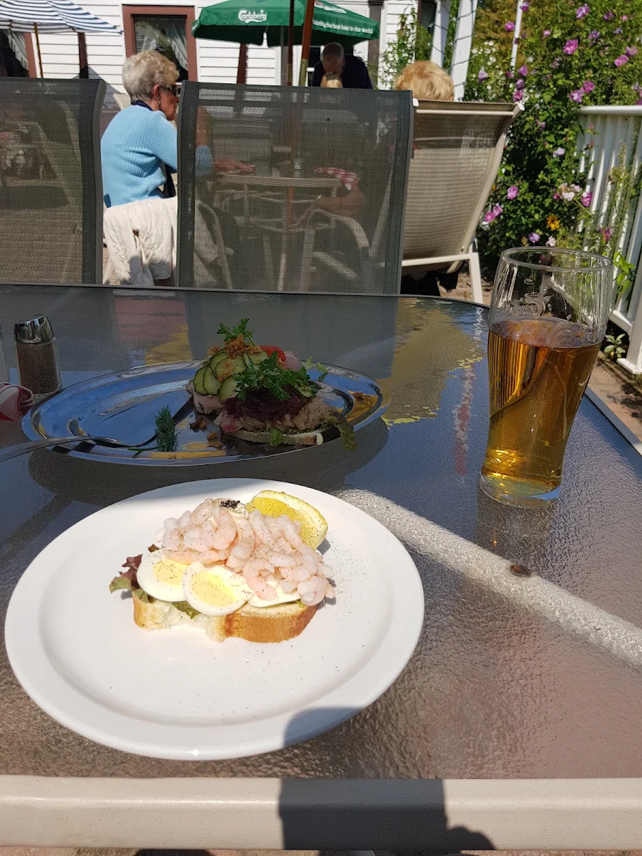 Egg and Shrimp Sandwich