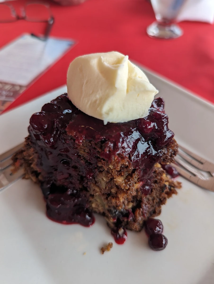Carrot Cake with Partridge Berries