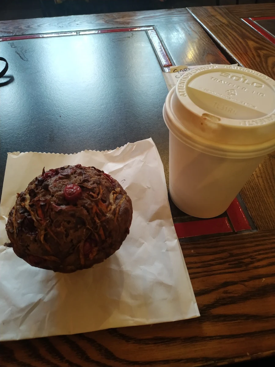 Muffin Au Chocolat Et Aux Cerises