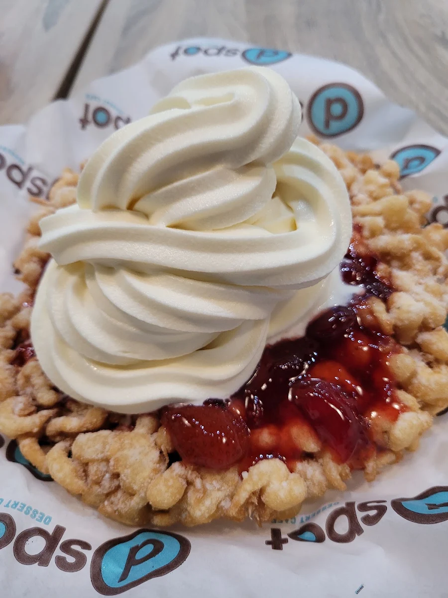 Classic Strawberry Funnel Cake