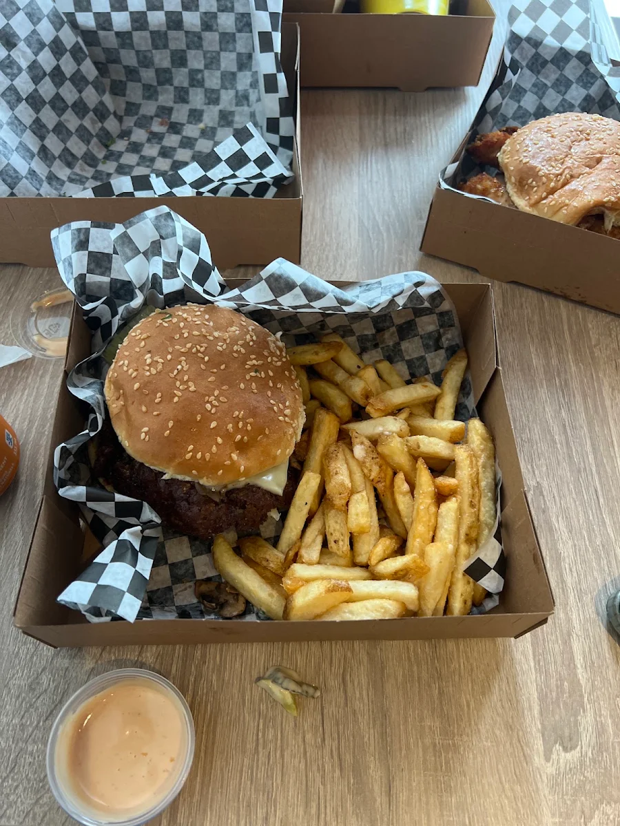 Chicken Crispy Chicken Burger Meal