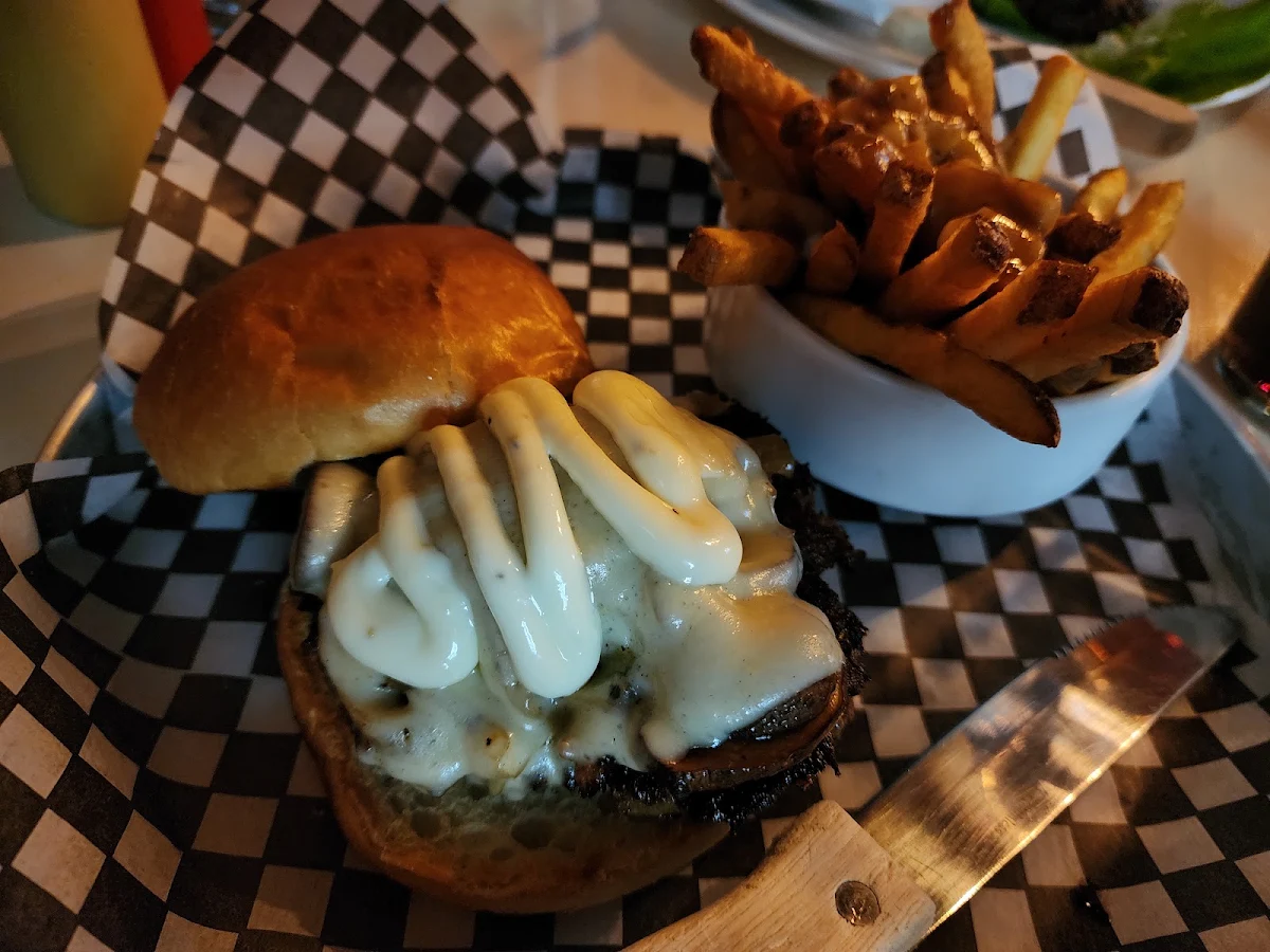 Mushroom Swiss Burger