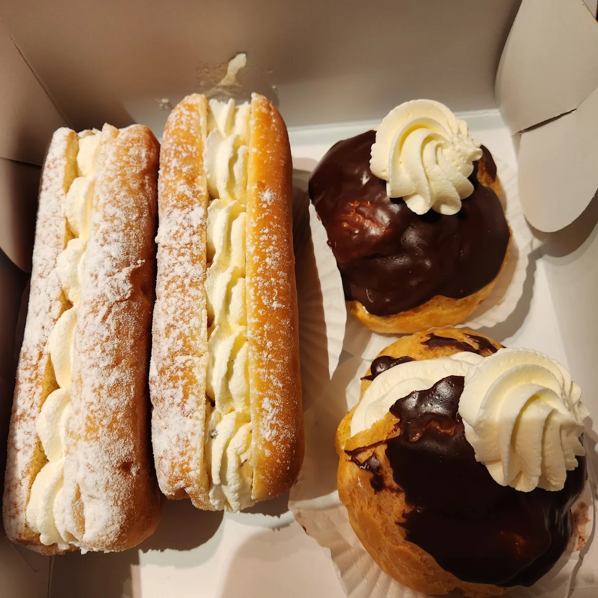 Stale Cream Donuts and Cream Puffs