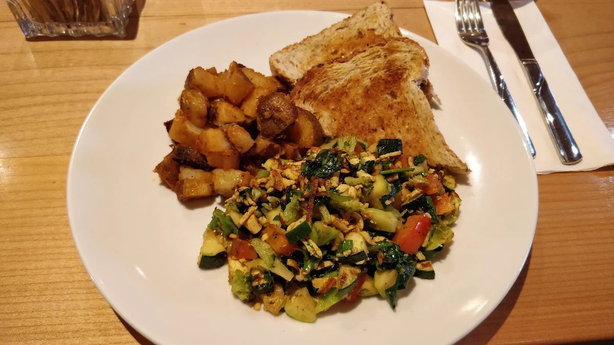 Veggie Hash & Eggs