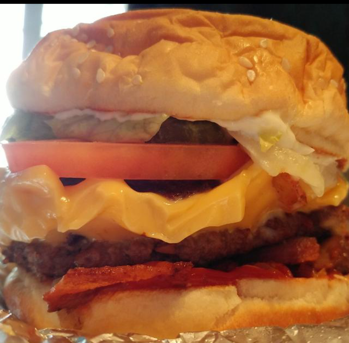 Bacon Double Cheeseburger All the Way