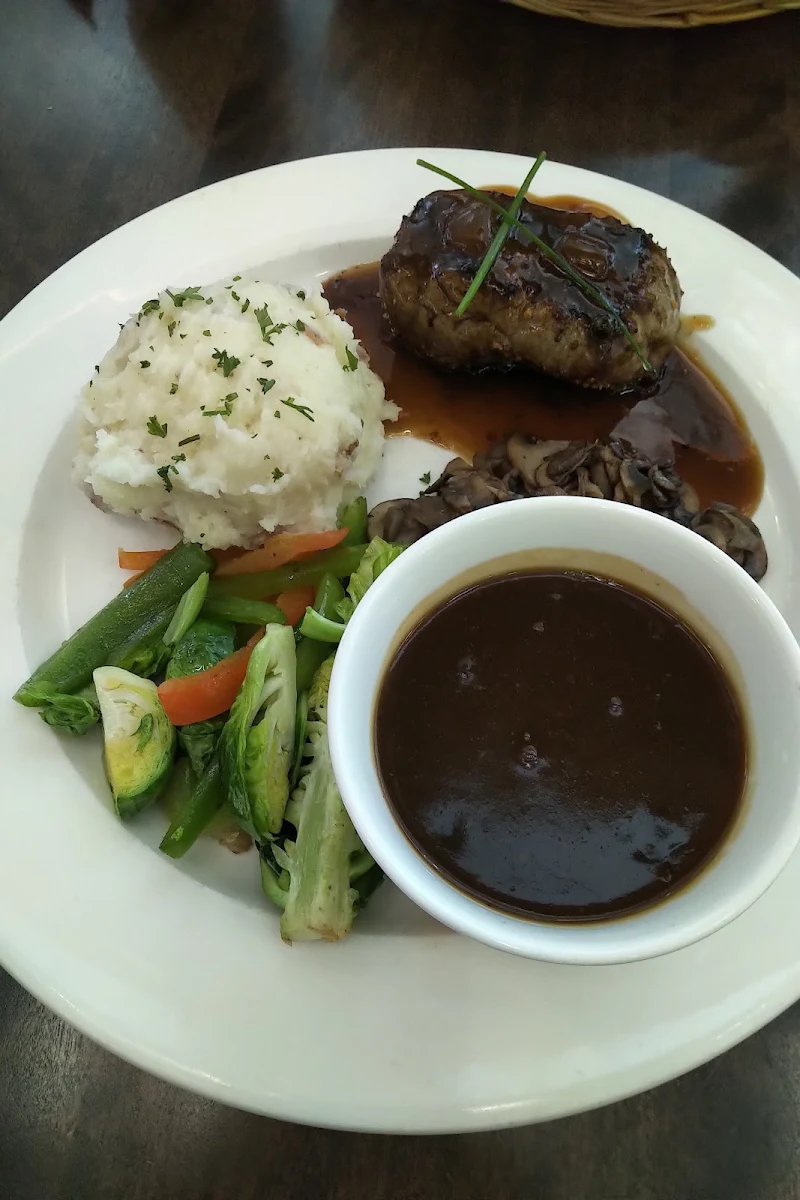 6 Oz Sirloin with Mushrooms