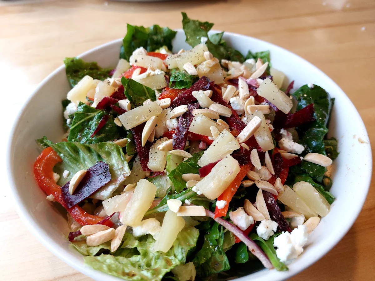Pineapple Beet & Goat Cheese Salad