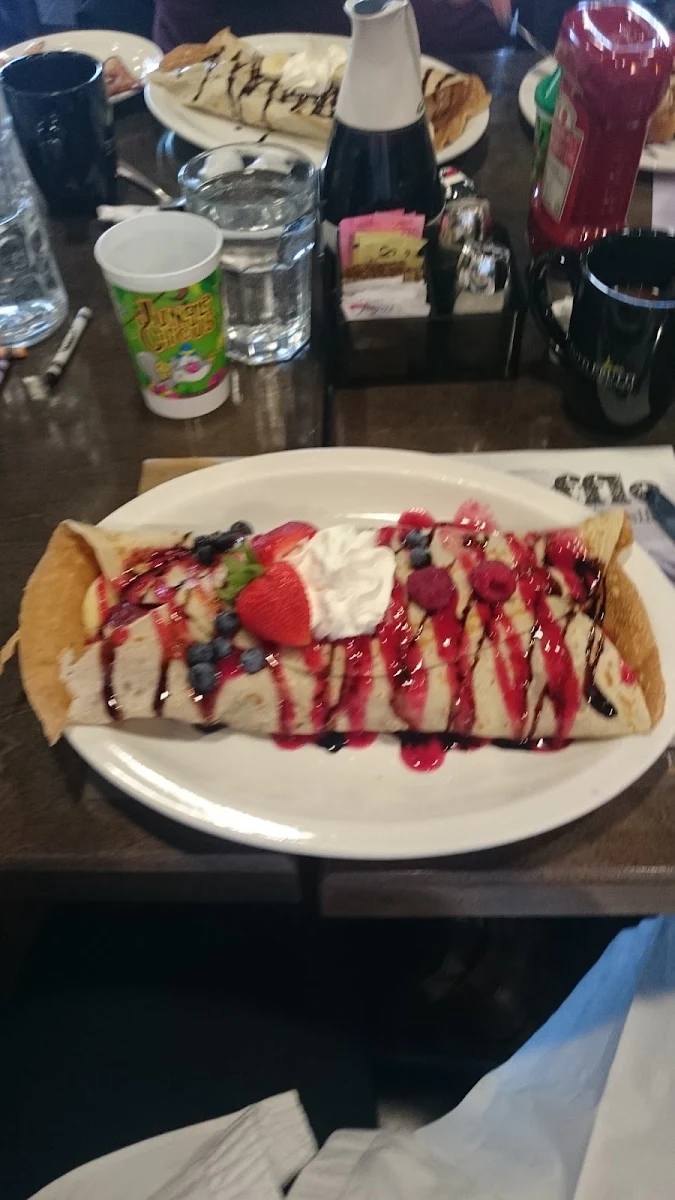 Chocolate Chip Crepe Combo