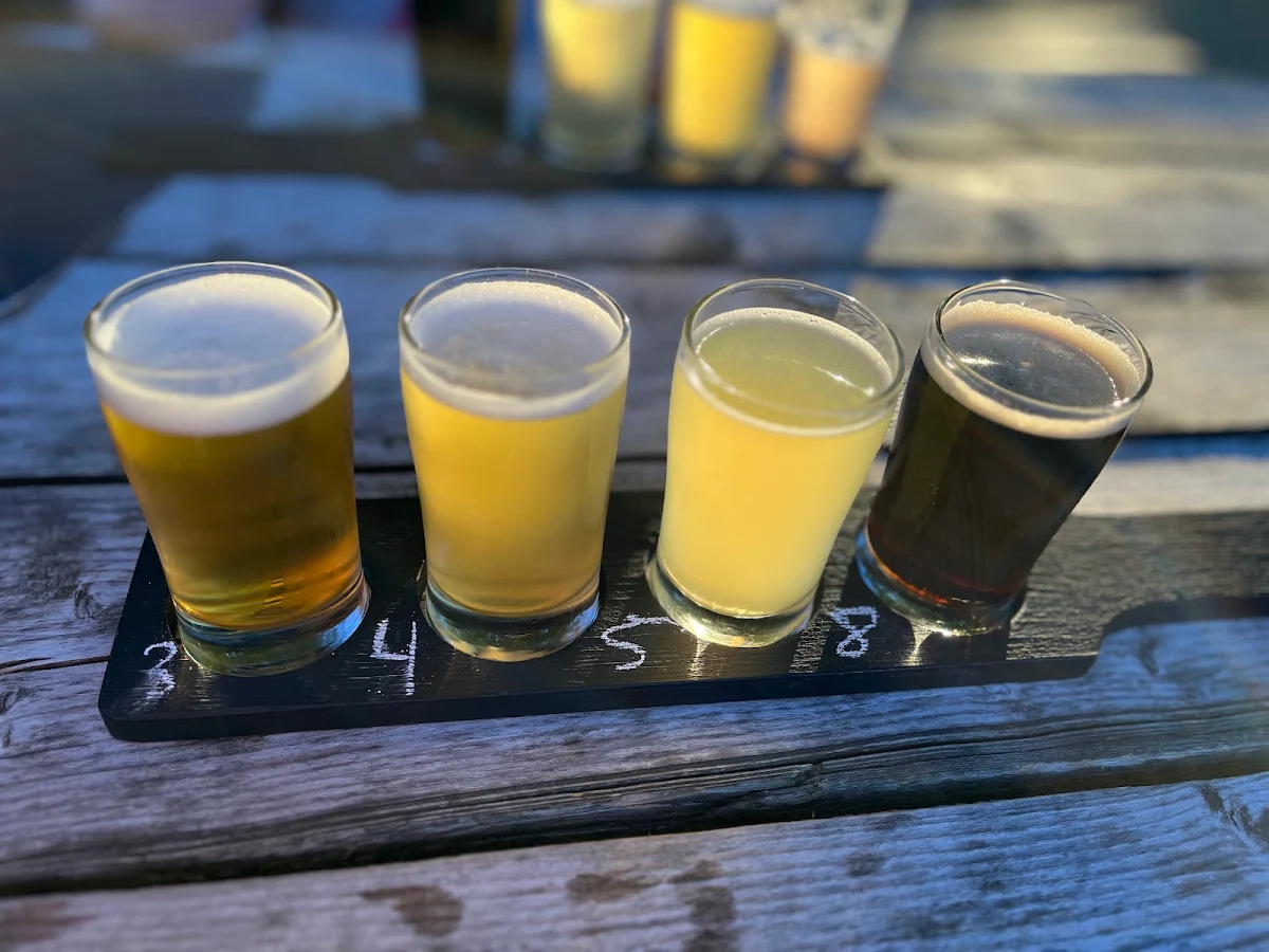 Flight - Tasting 4 Different Beers