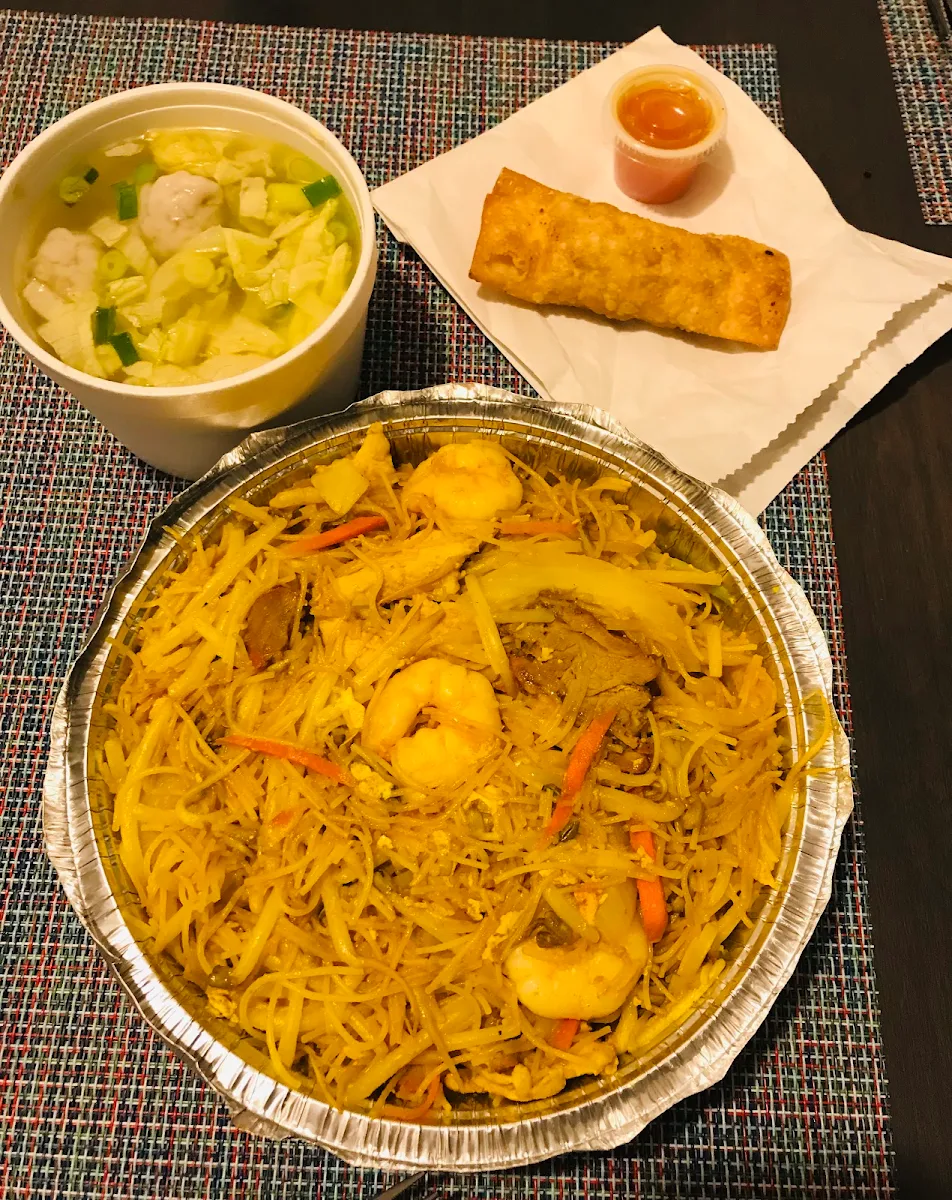 Nouilles Frits Style Singapore Singapore Rice Noodle