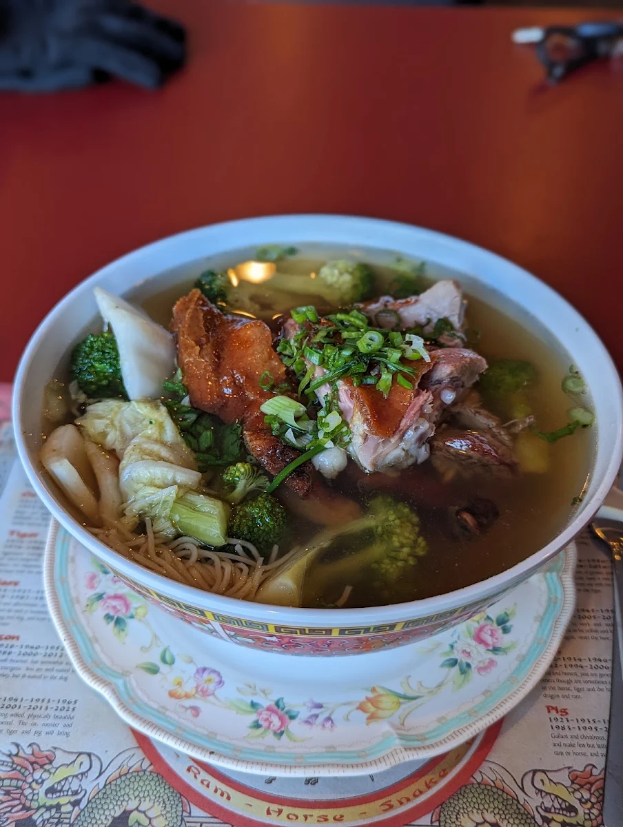 Roasted Duck Noodle Soup