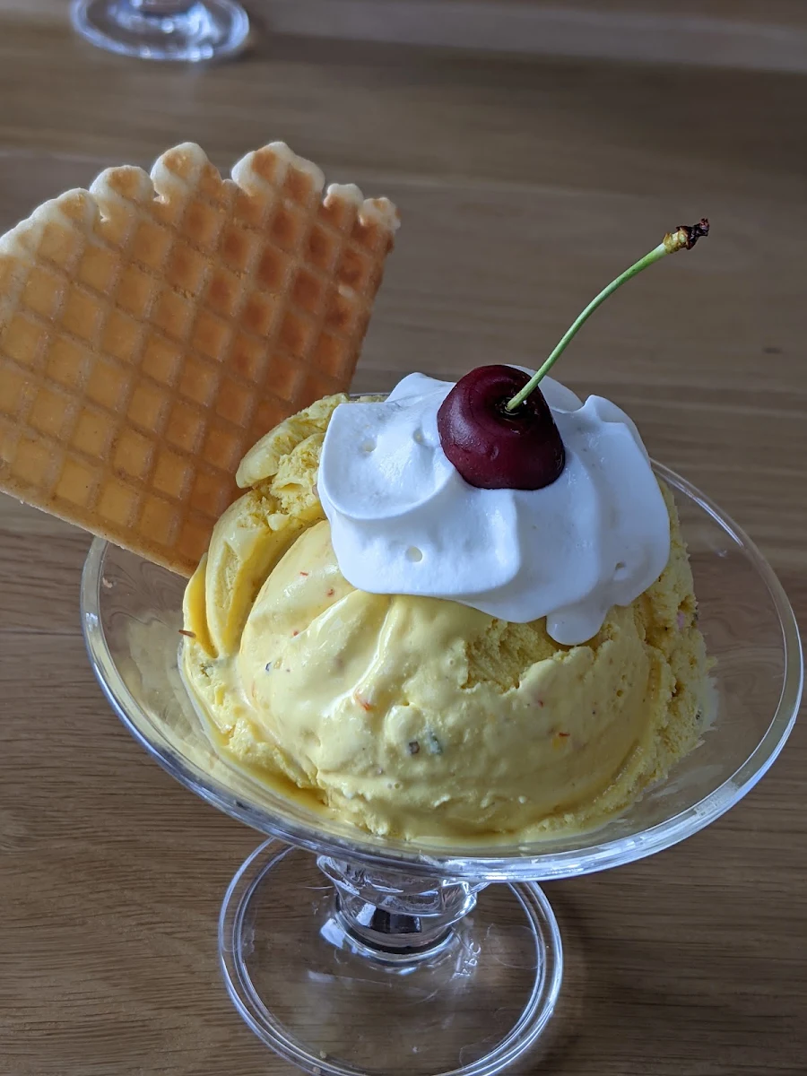 Royal Saffron Ice Cream