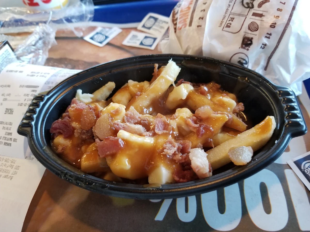 Bacon Poutine Fries with Cheese