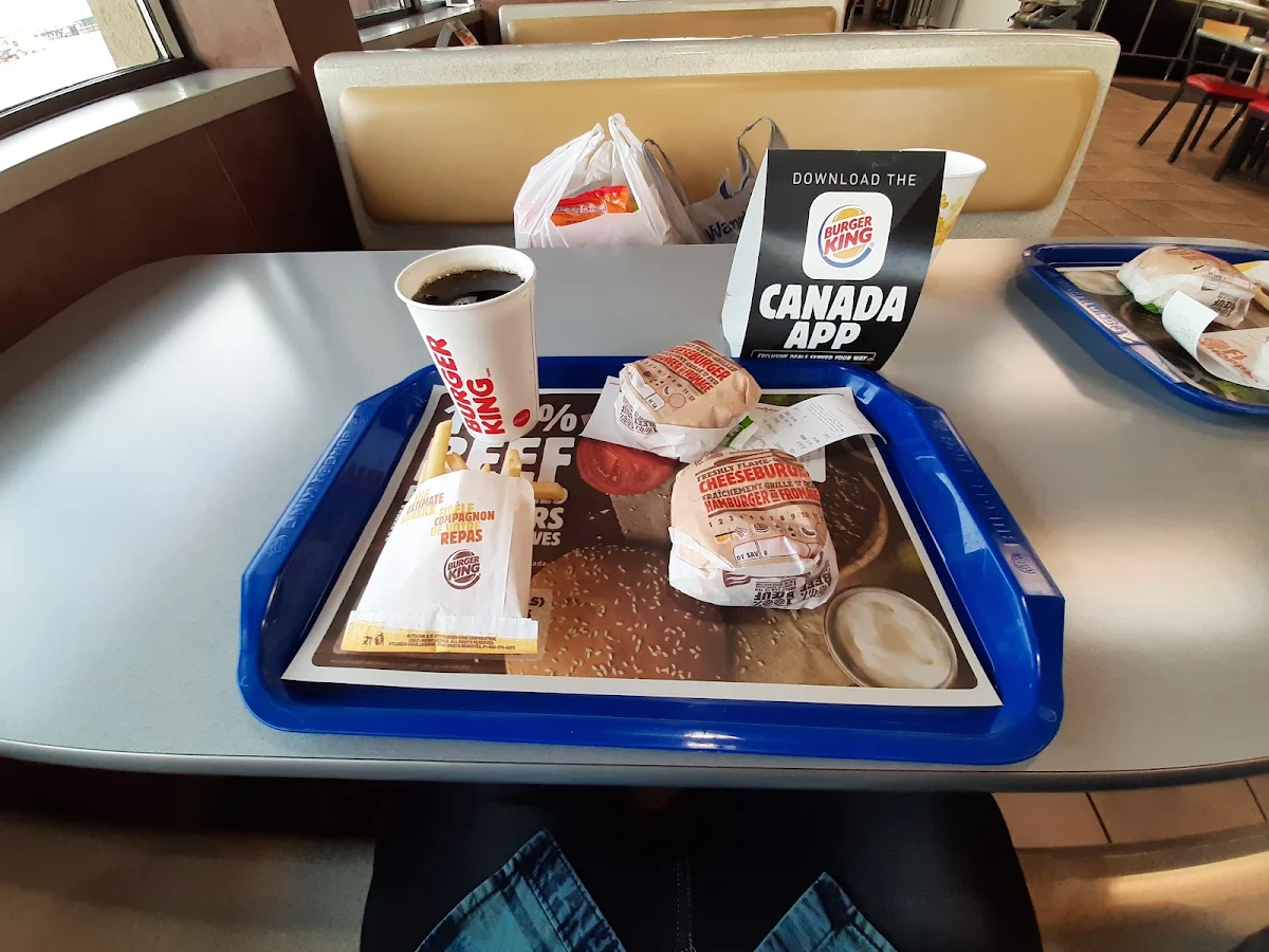 Hamburger with French Fries with Cheeseburger Combo