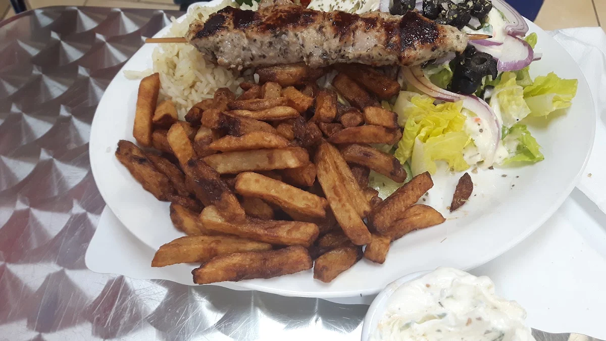 Assiette de Souvlaki