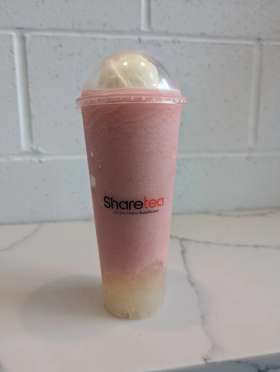 Litchy Strawberry Ice Cream
