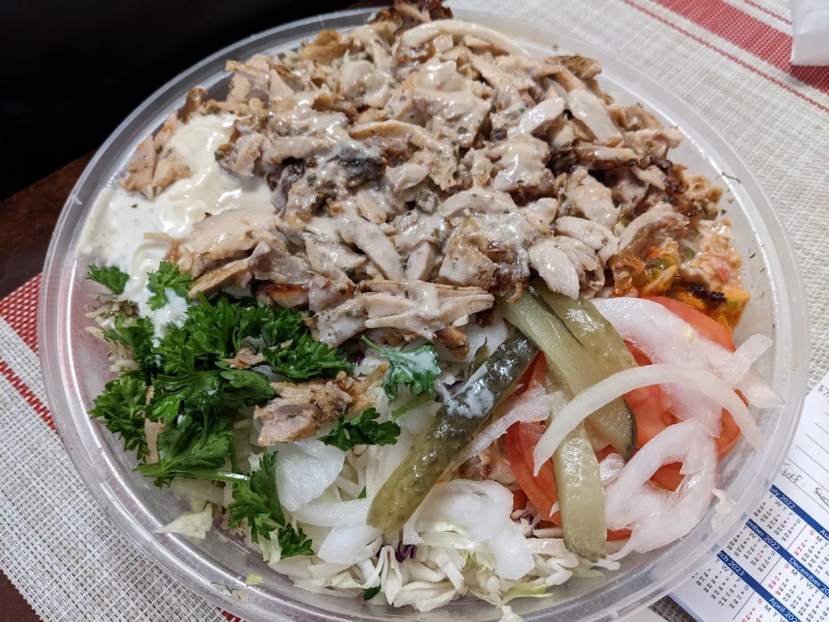 Chicken Shawarma Plate