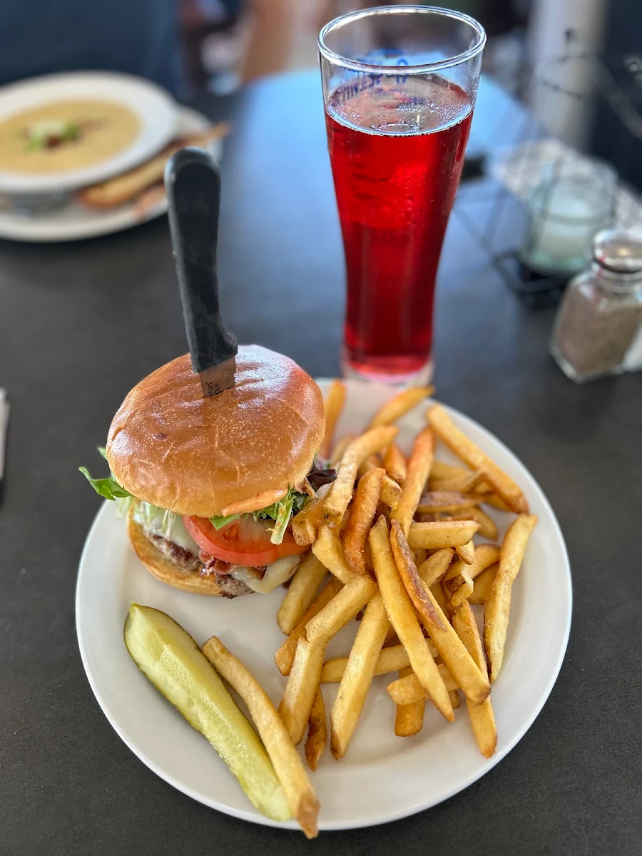 Witchcraft Bacon Cheddar Burger and Fries
