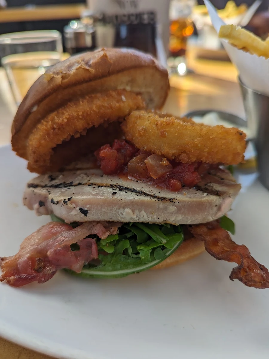 Ahi Tuna Club Sandwich