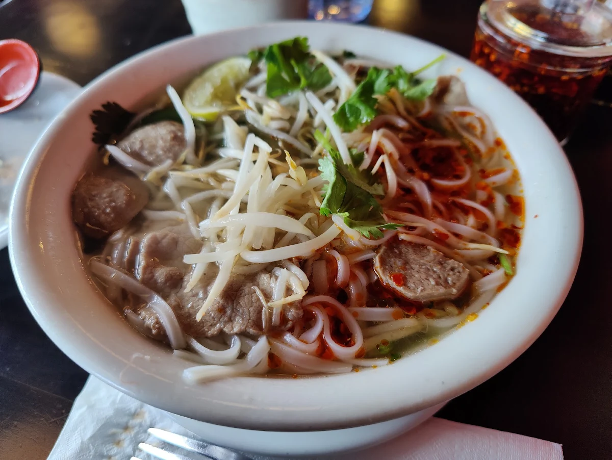 Spicy Lemongrass Beef Noodle Soup