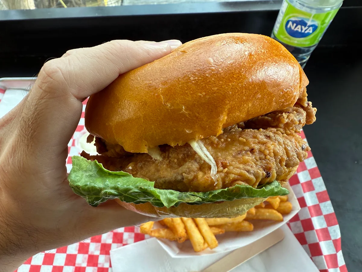 Burger Poulet Frit Fried Chicken Burger