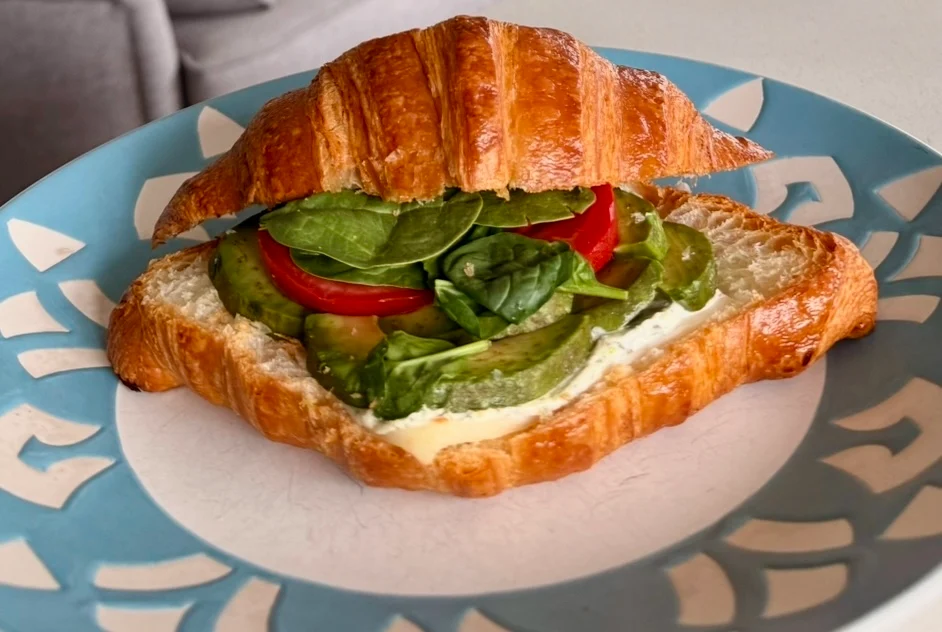 Avocado & Cheese Croissant