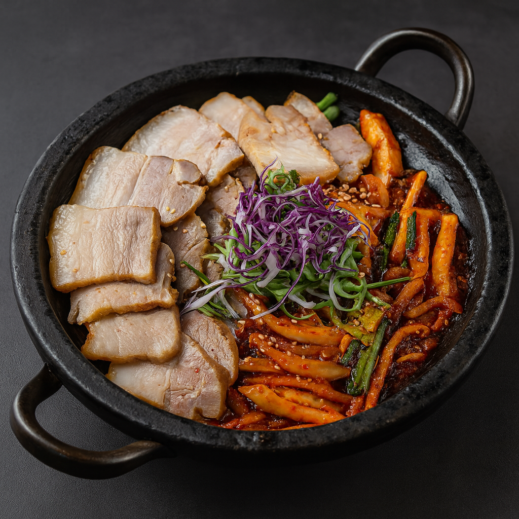 Spicy Pork Collaron Stone Pot