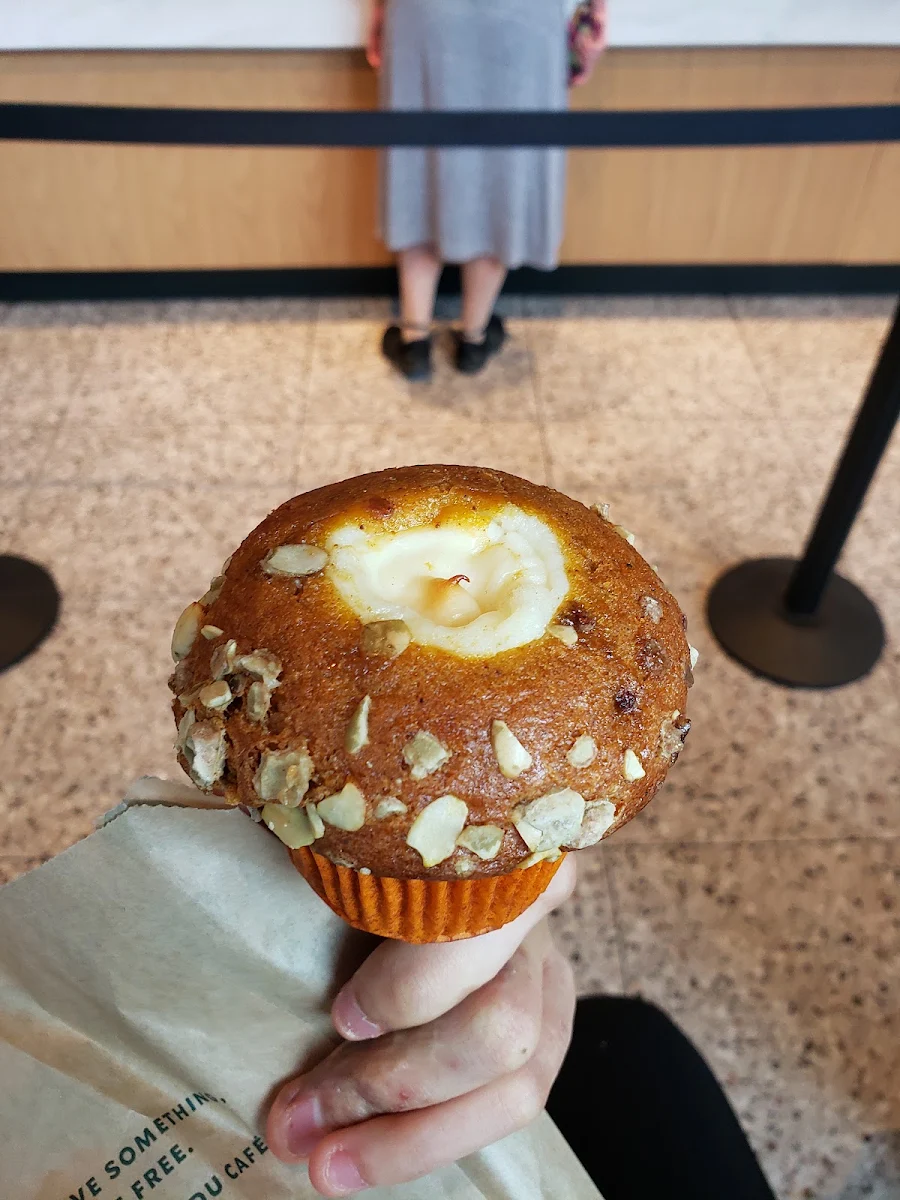Cream Cheese and Pumpkin Spice Muffin