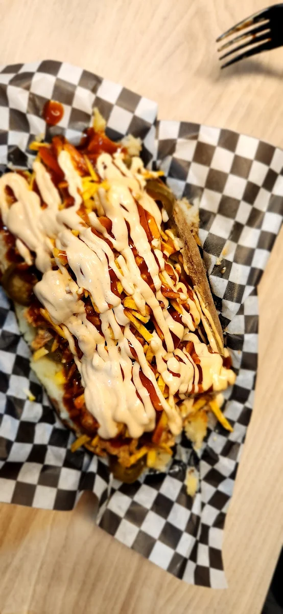 Fried Chicken Baked Potato