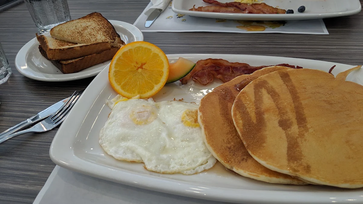 Bacon Eggs and Pancakes