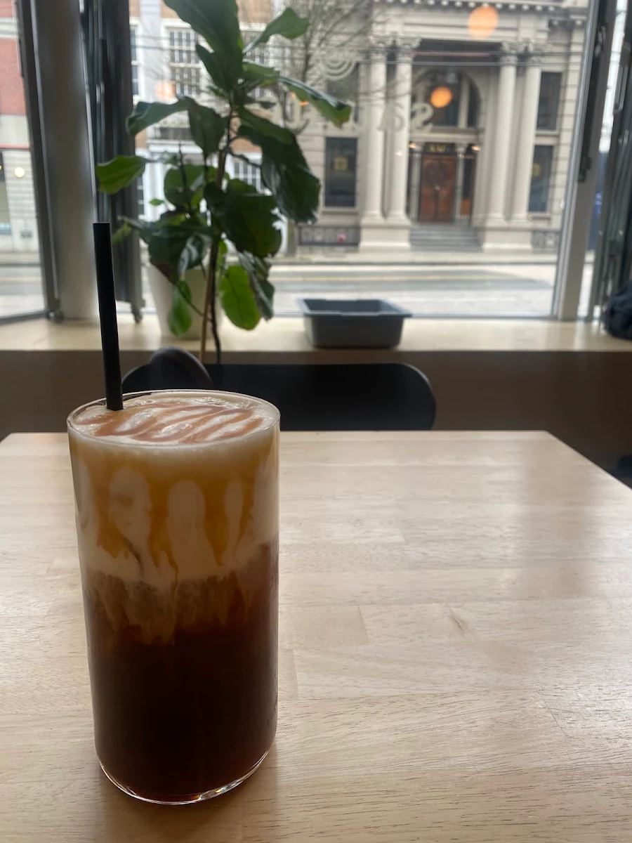 Salted Caramel Foam Cold Brew
