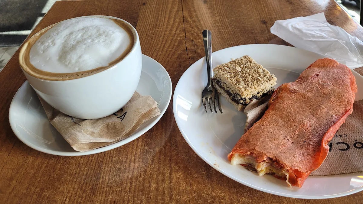 Breakfast Burrito Cappuccino Coffee