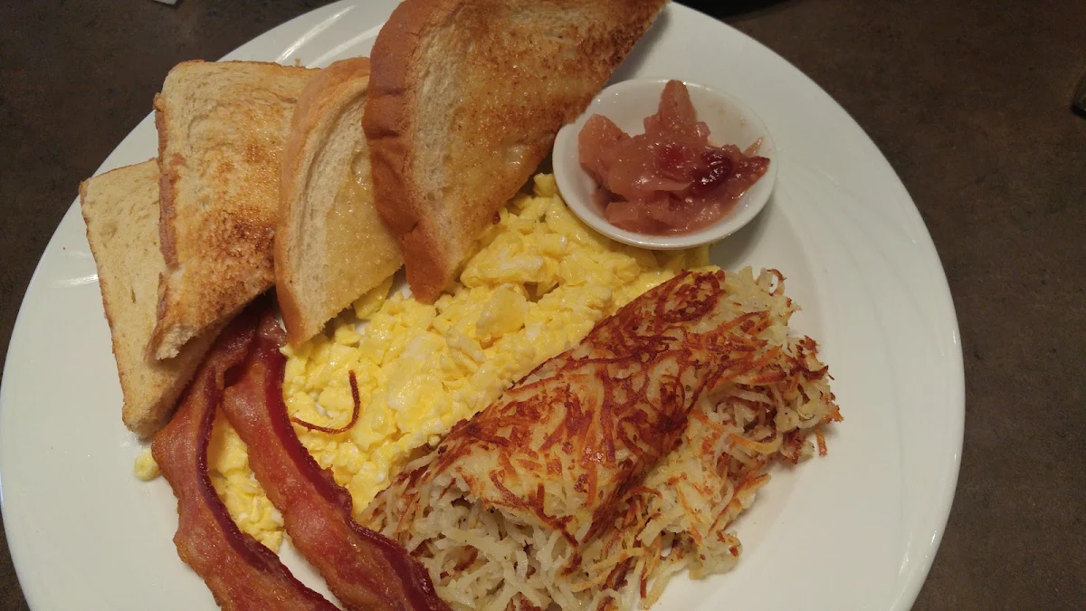 Bacon Eggs and Hash Browns