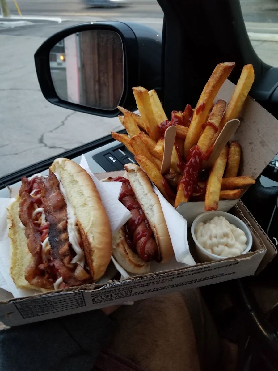 Hot Dog with Fries