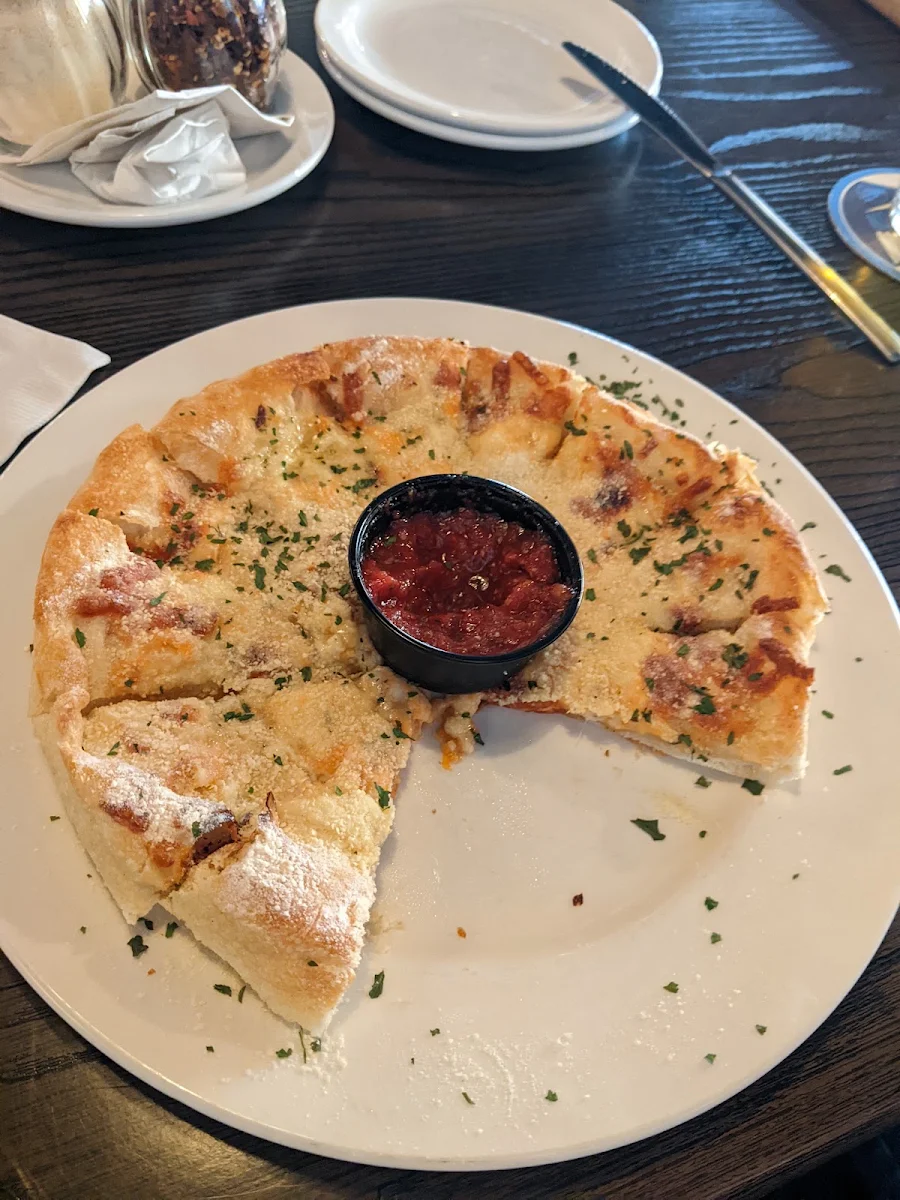 Happy Hour Pizza Bread and Dipping Sauce