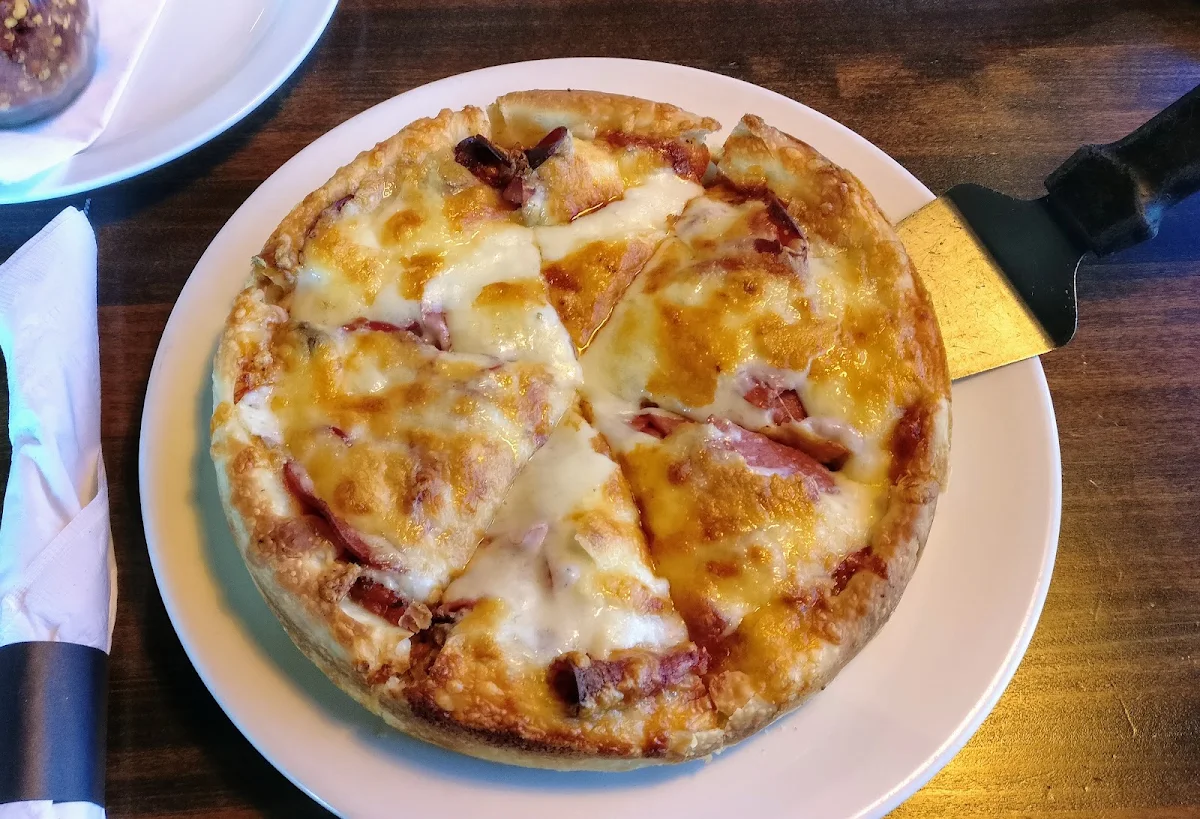 Beef and Pepperoni Pizza