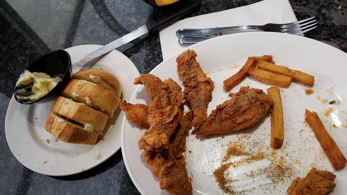 Southern Chicken Tenders and Fries w Piccolo Bread