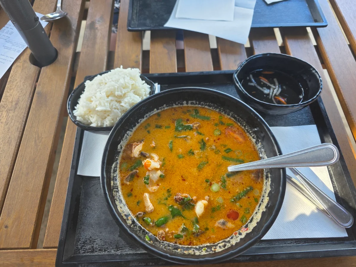 Spicy Chicken Coconut Soup