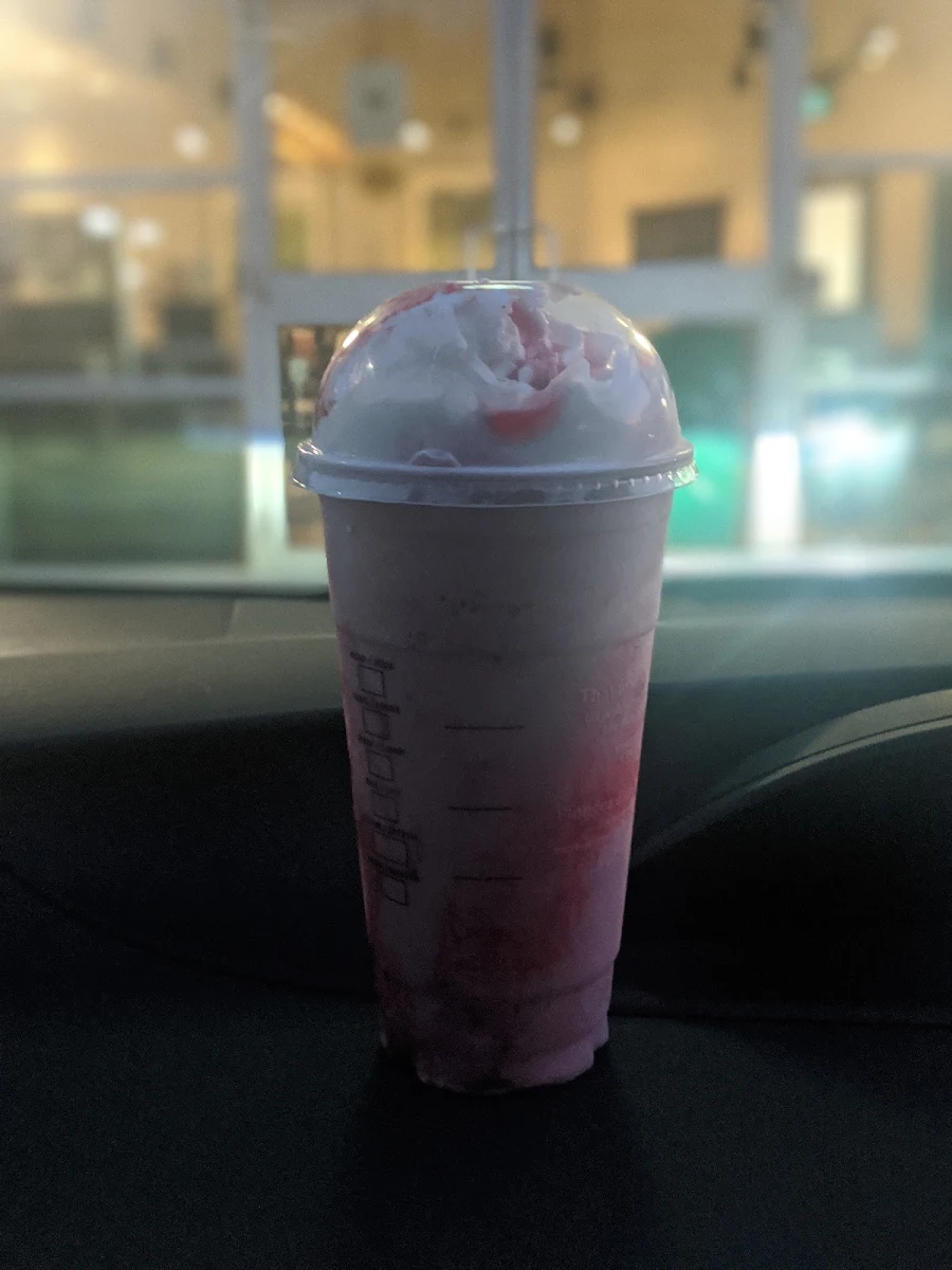 Strawberry Crème Frappuccino Blended Beverage