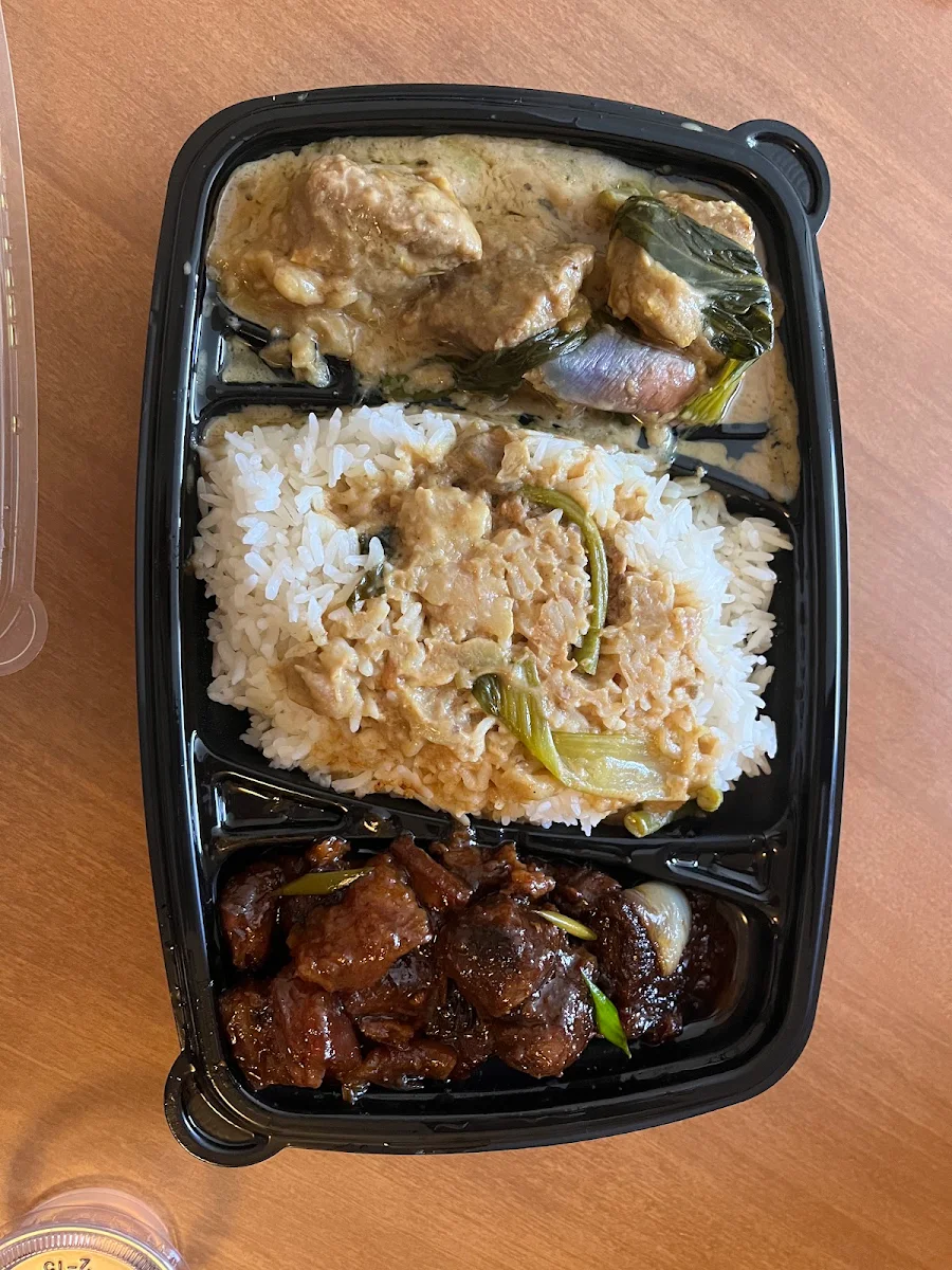 Pork Adobo and Beef Kare Kare