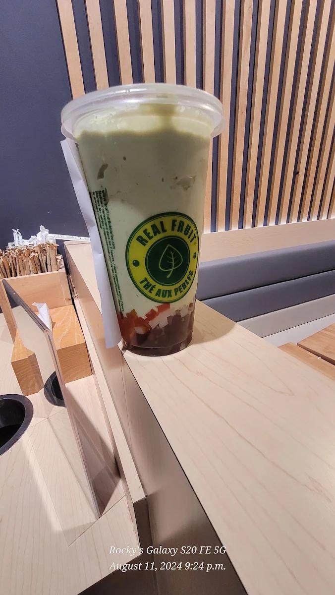 Avocado Smoothie, Real Fruit Bubble Tea