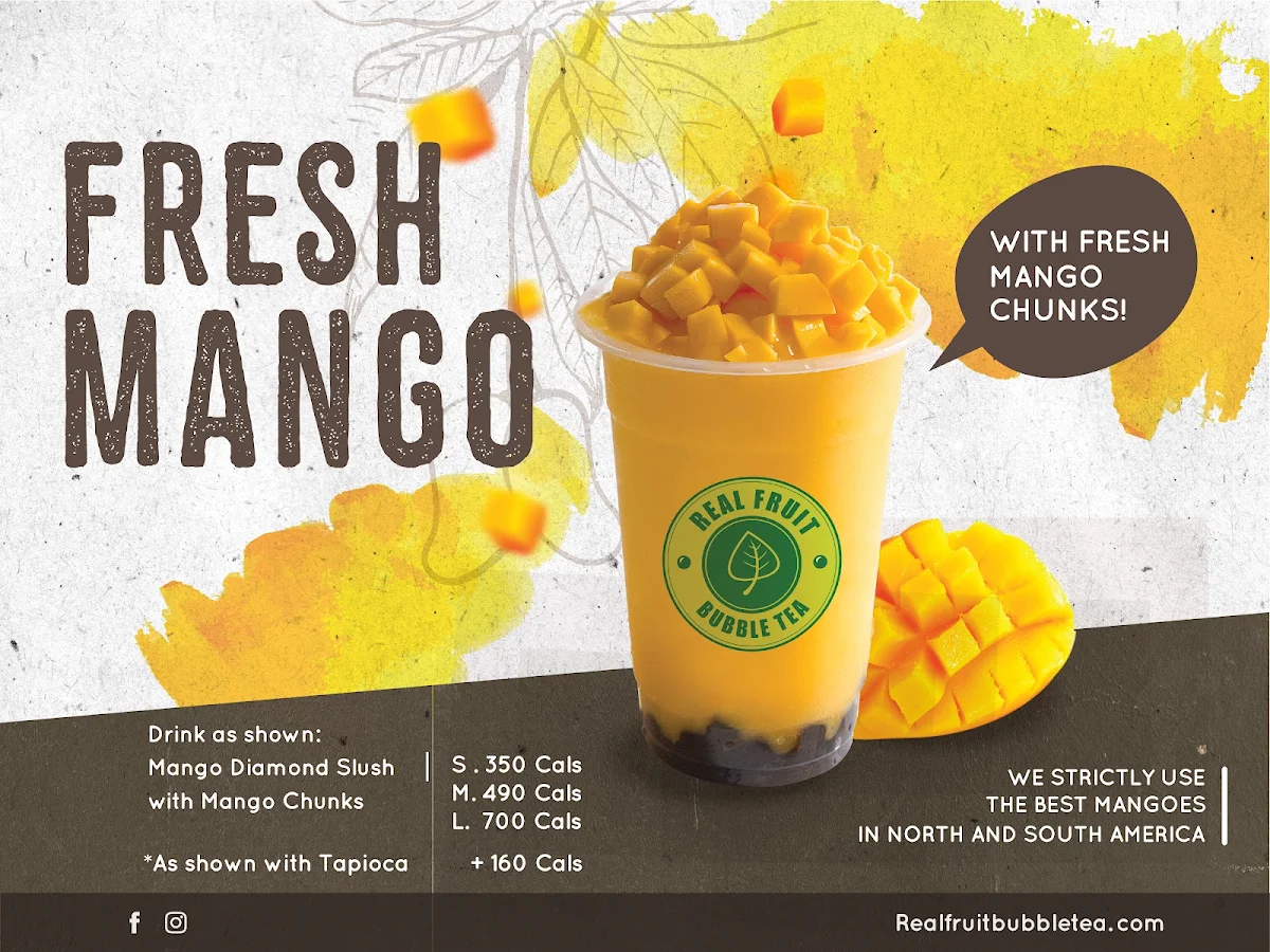 Highlights, Real Fruit Bubble Tea