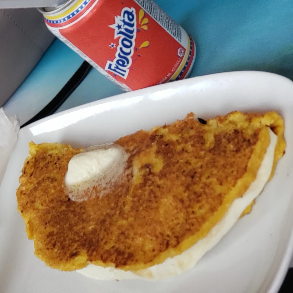Cachapa Con Queso Blanco
