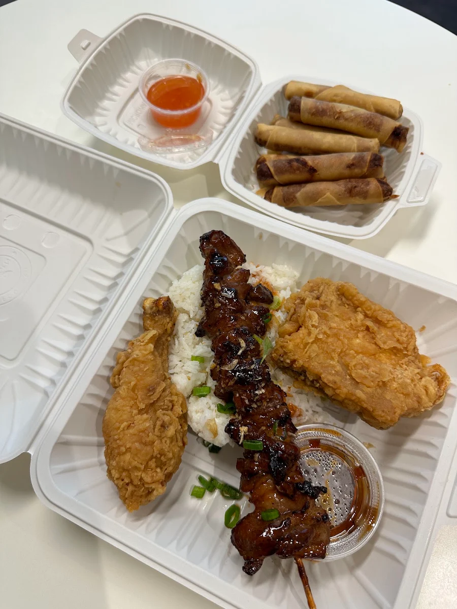 Fried Chicken and BBQ Pork