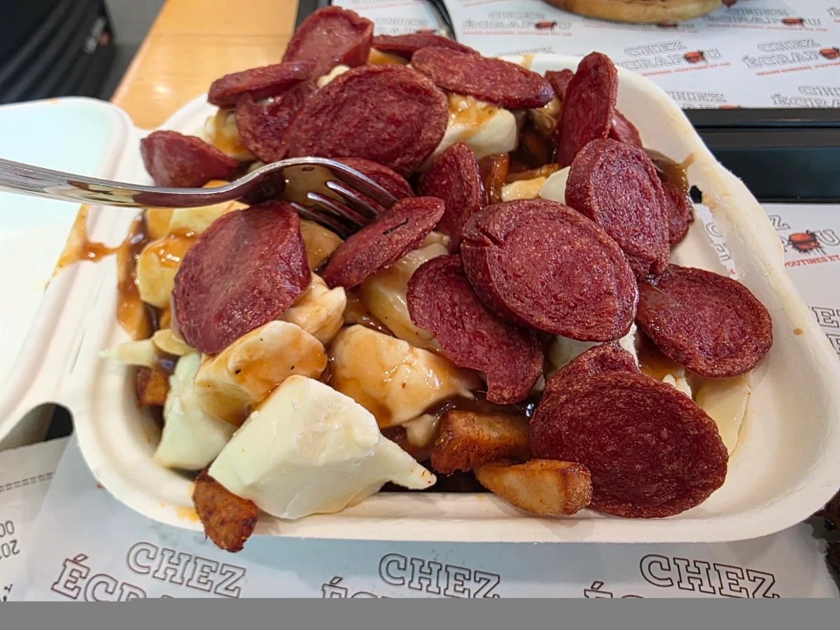 Poutine Saucisses Sausage Poutine