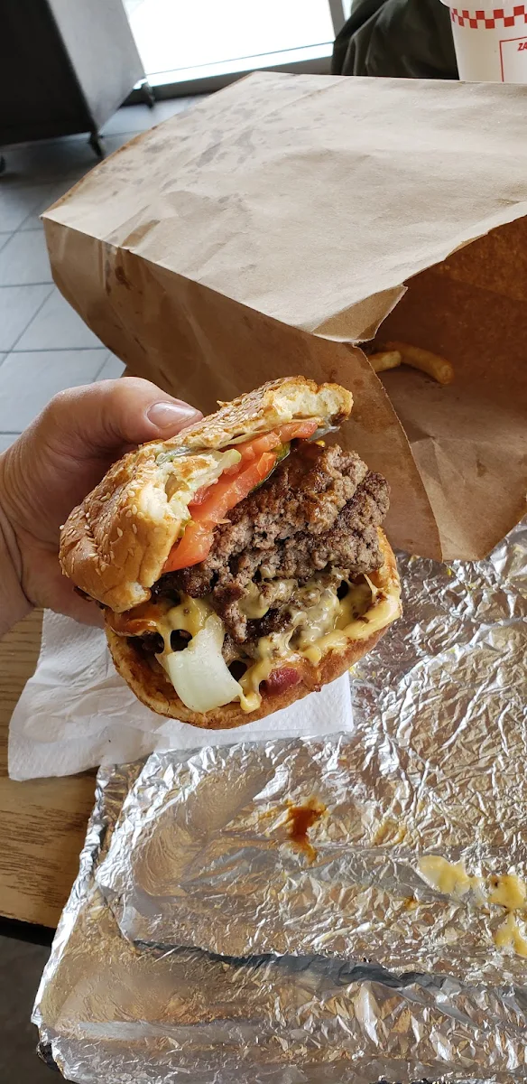 Top Shelf Double Cheeseburger with 3 Extra Paddies