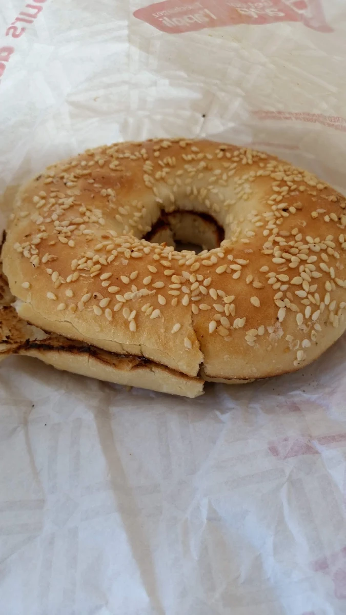 Sesame Bagel with Butter