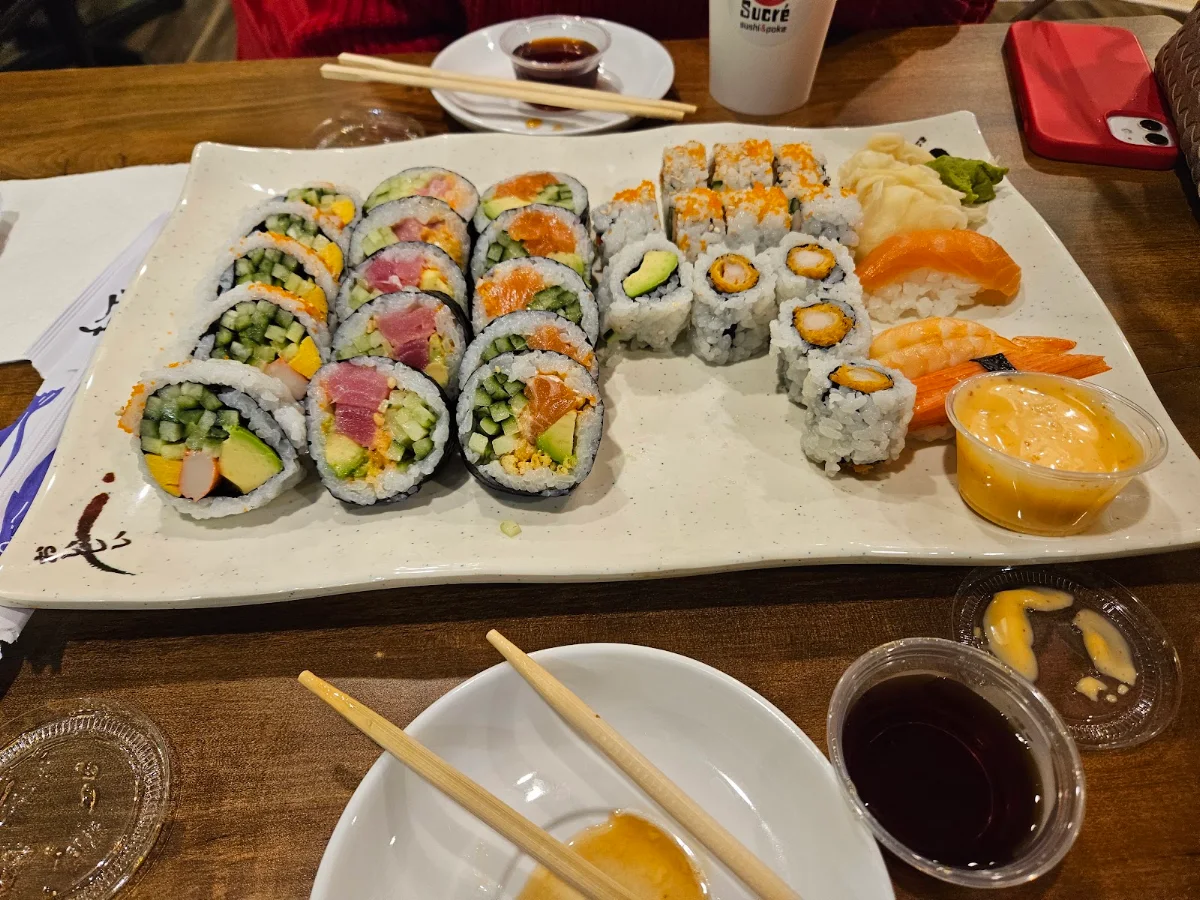 Highlights, Sucré Sushi & Poke ( Sushi+Poké+Bubble Tea)